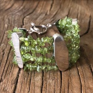 JAY KING DTR Peridot Chip & Silver Bracelet